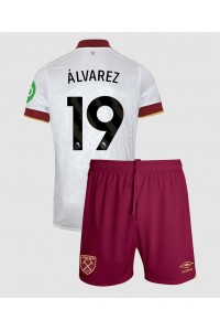 West Ham United Edson Alvarez #19 Babytruitje 3e tenue Kind 2024-25 Korte Mouw (+ Korte broeken)